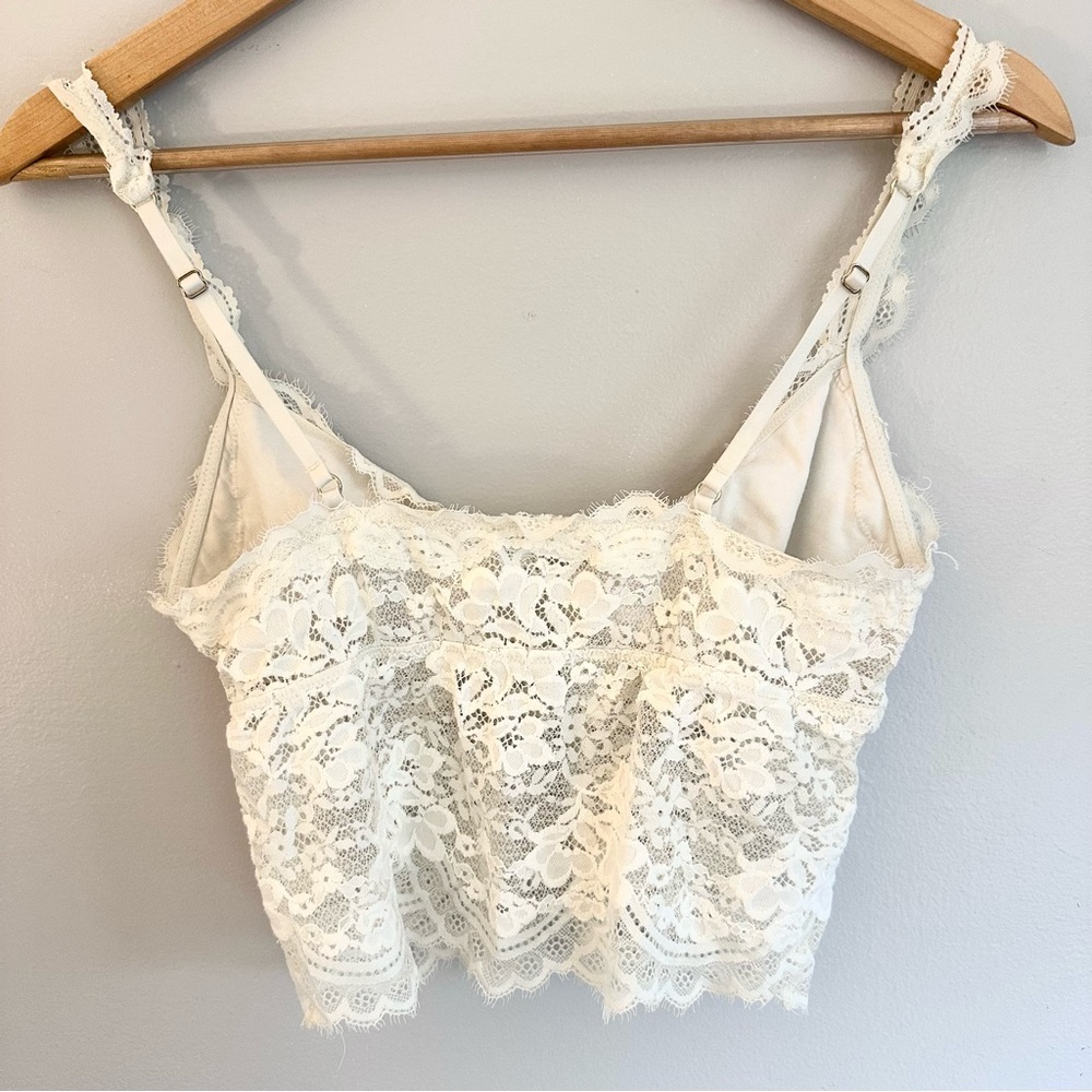 Aerie Cream Lace Cami - Picture 2 of 5